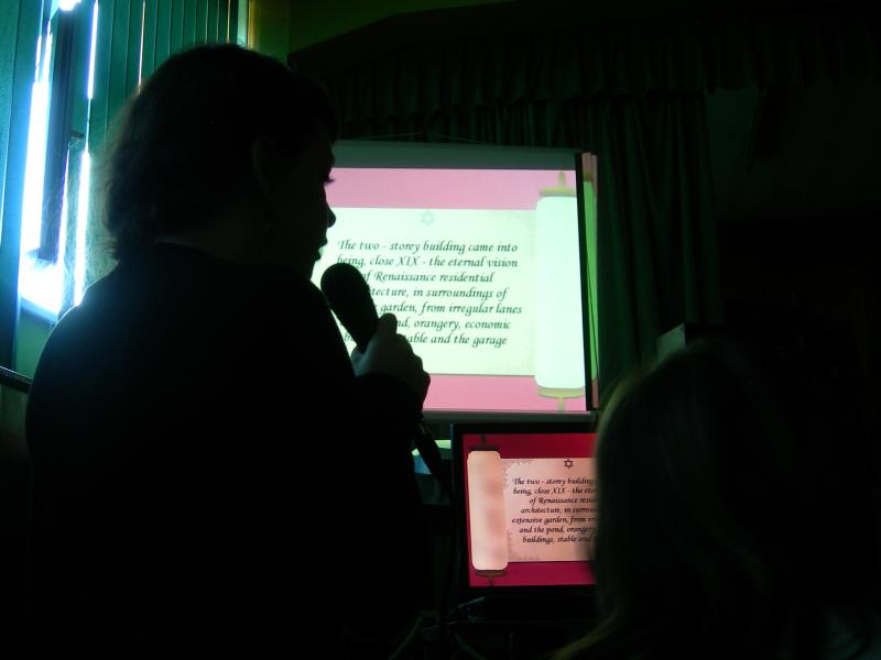 Prezentacja historii gliwickich Żydów. Październik 2007. Fot.: Braciszek