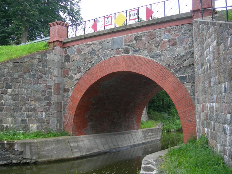 Most w Rybakach. Widok od pnocy. Sierpie 2007. Fot.: Braciszek