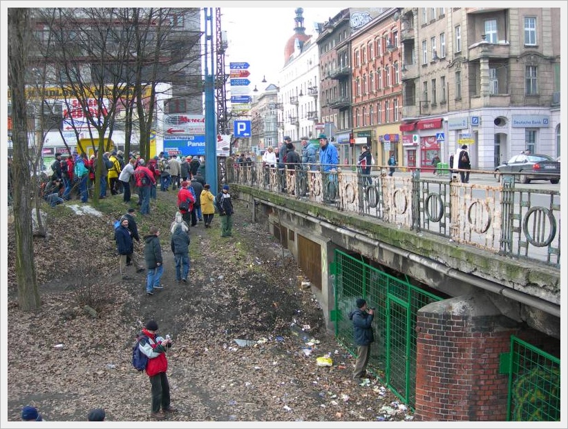 Oryginalne bariery mostu. Styczeń 2008. Fot.: Braciszek