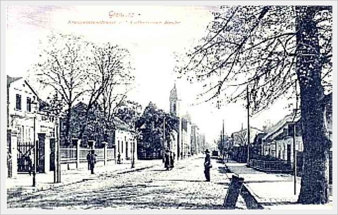 Kościół ewangelicki, ul. Jagiellońska, rok 1902
